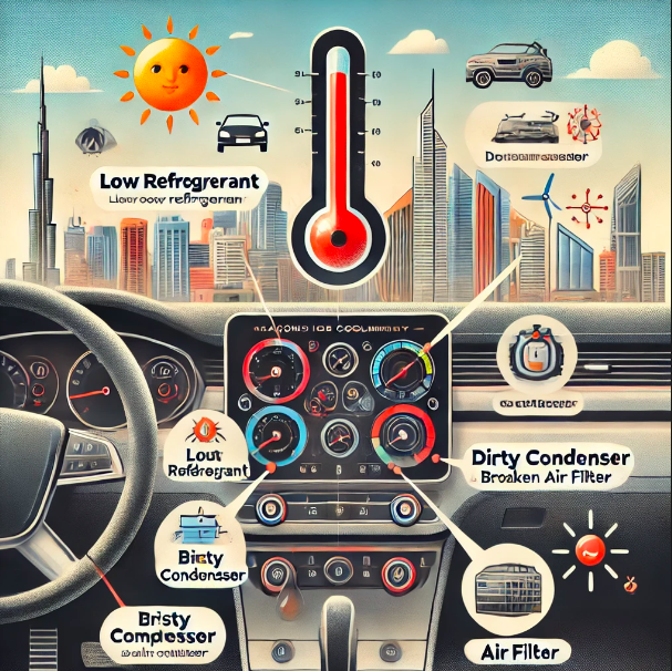 Why Your Car AC is Not Cooling Properly in Dubai | Auto Trader UAE