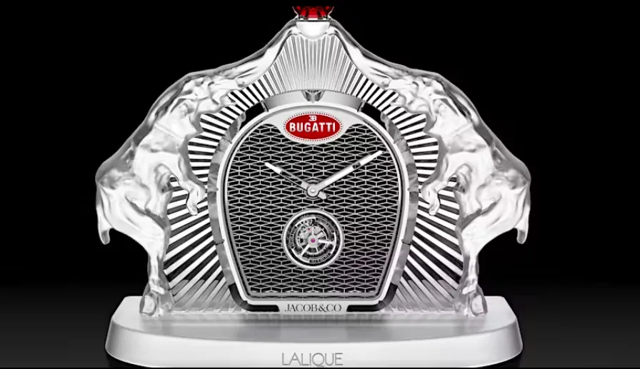 Jacob & Co. Bugatti Calandre Clock – Luxury Design Meets Engineering Art | Auto Trader UAE