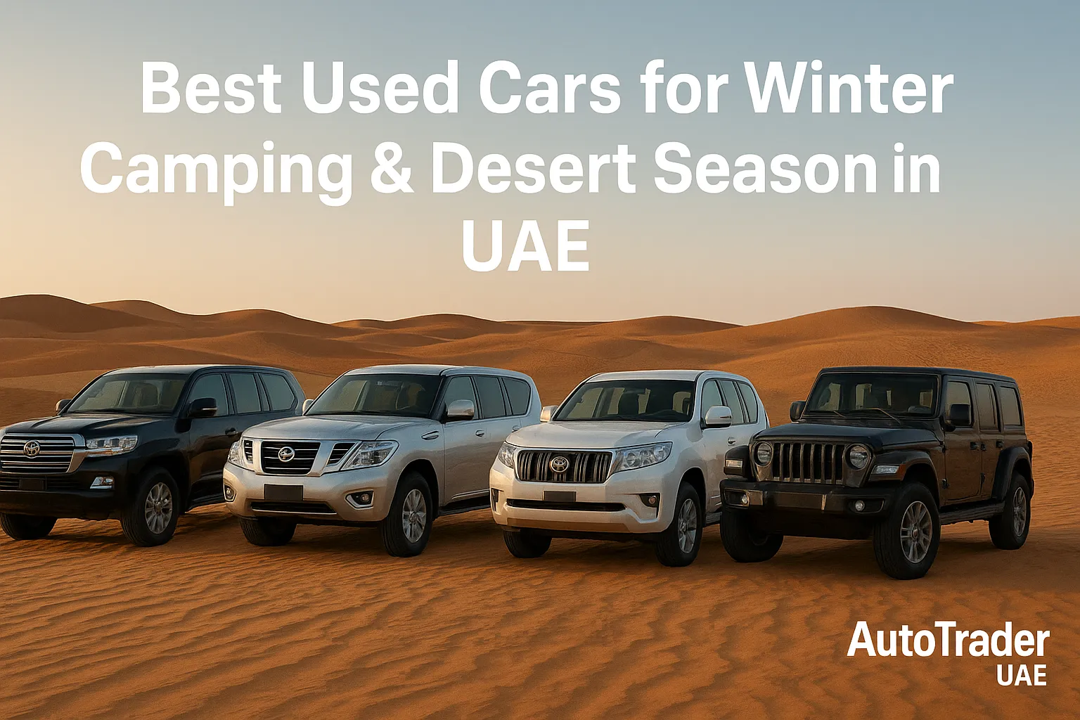 Best Used Cars for Winter Camping & Desert Season UAE | Auto Trader UAE