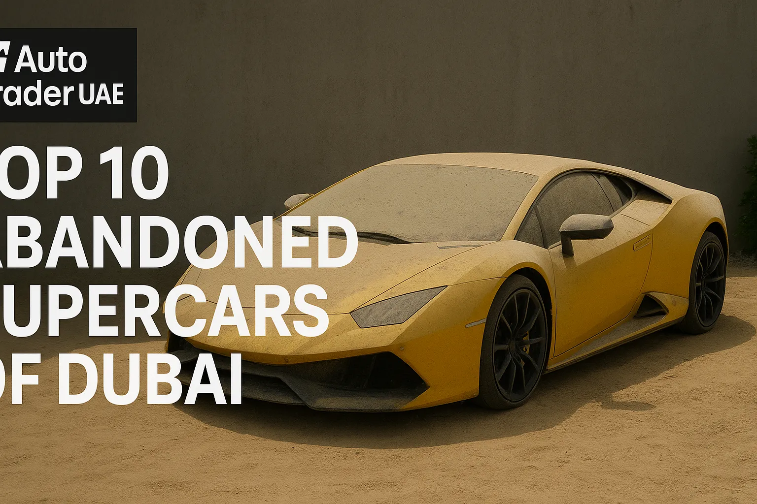 Top 10 Abandoned Supercars of Dubai – Where Are They Now? | Auto Trader UAE
