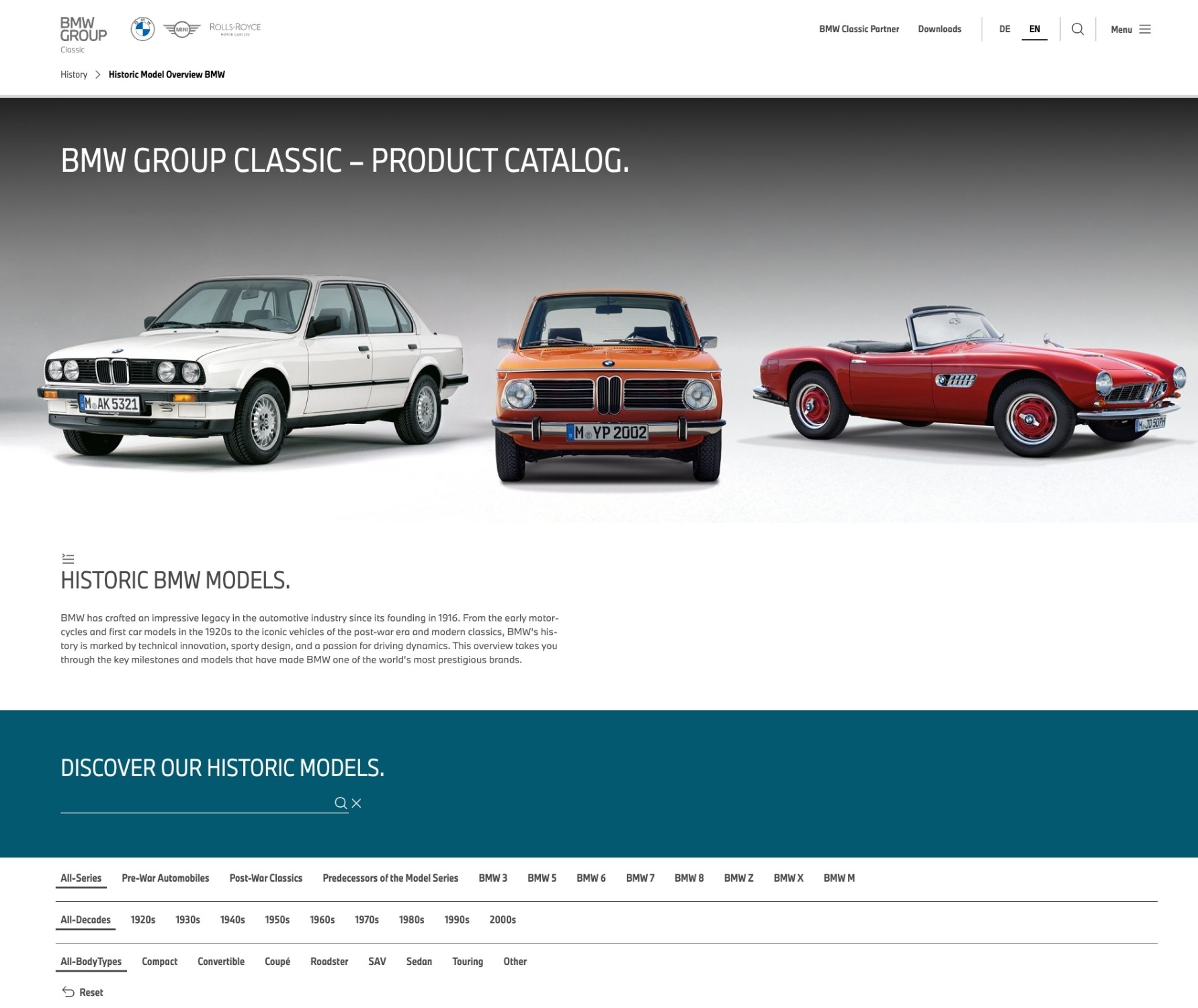 BMW Historic Model Overviews Online: Explore Classic BMW Models | Auto Trader UAE