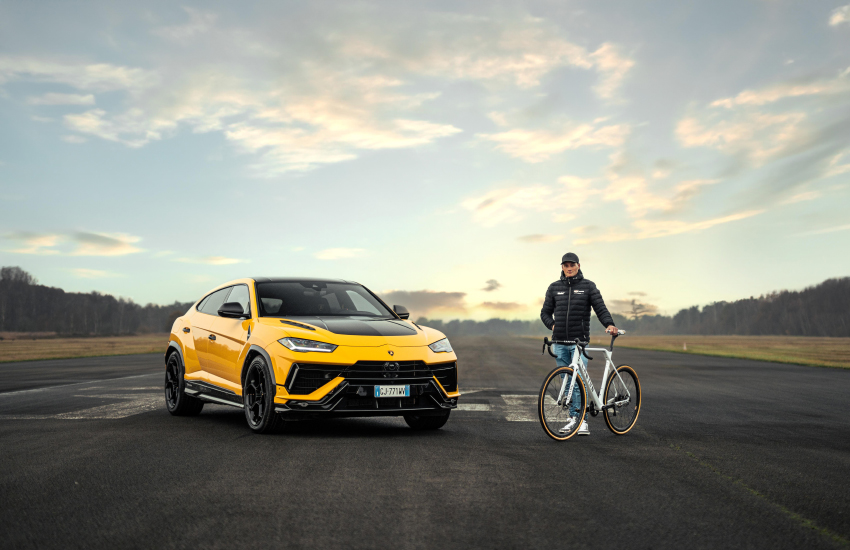 Cycling Champion Mathieu van der Poel and the Lamborghini Urus | Auto Trader UAE