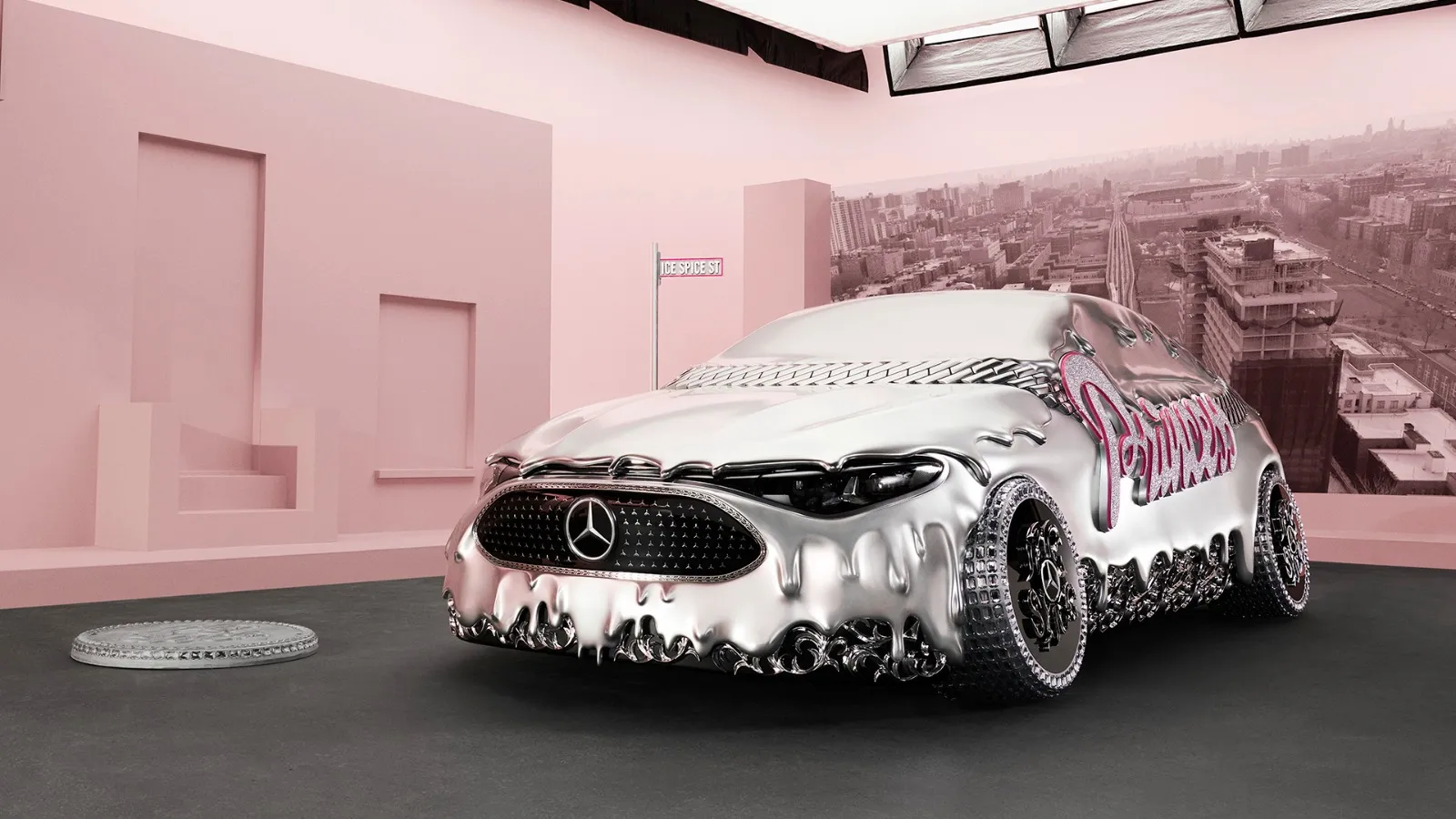 Mercedes-Benz Unveils 'Class of Creators' with Ice Spice’s Custom CLA Art Car | Auto Trader UAE