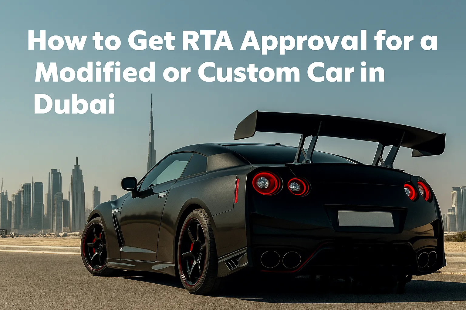 How to Get RTA Approval for a Modified or Custom Car in Dubai | Auto Trader UAE