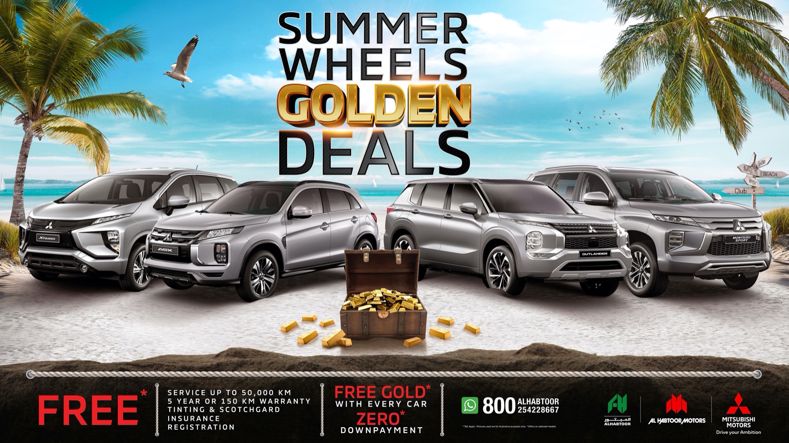 Al Habtoor Motors & Mitsubishi Summer Golden Deals | Exclusive Offers | Auto Trader UAE