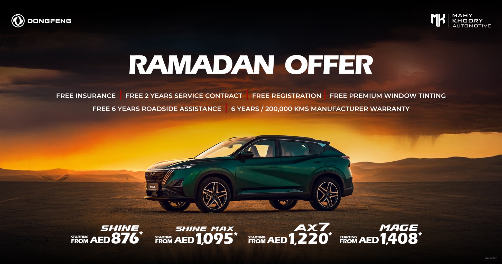 5 Reasons You Can’t Miss Dongfeng’s ‘Miles of Blessings’ Ramadan Offer in UAE | Auto Trader UAE