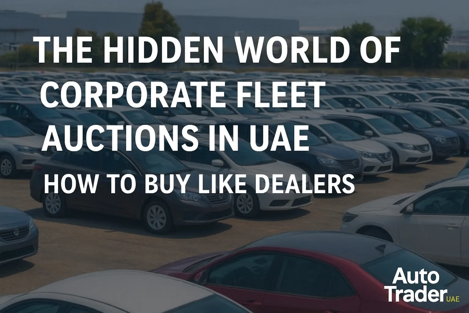 Corporate Fleet Auctions in UAE: How to Buy Cars Like Dealers | Auto Trader UAE