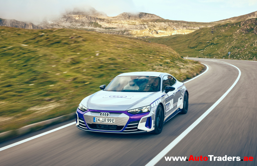 Unveiling the Audi RS e-tron GT Ice Race Edition | Auto Trader UAE