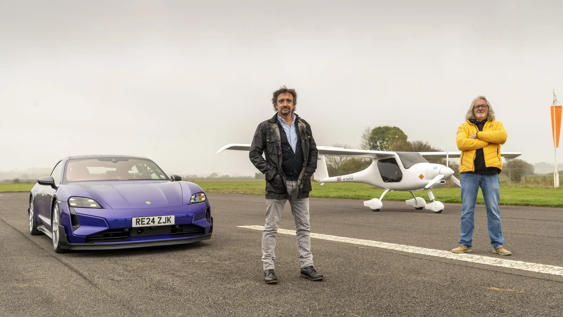 Porsche Taycan Turbo GT vs Electric Plane: The Ultimate EV Showdown | Auto Trader UAE