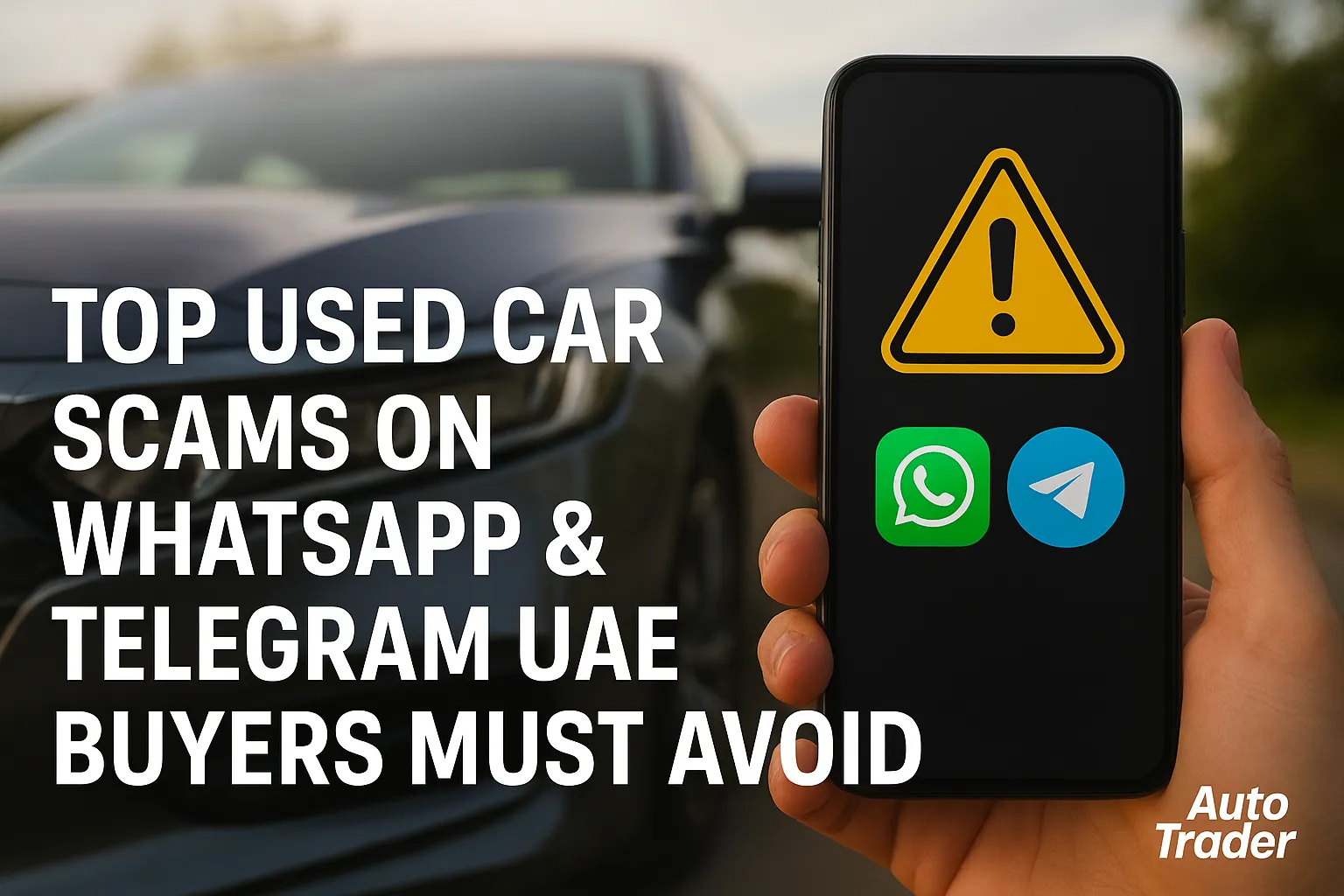 Top Used Car Scams UAE Buyers Must Avoid on WhatsApp & Telegram | Auto Trader UAE