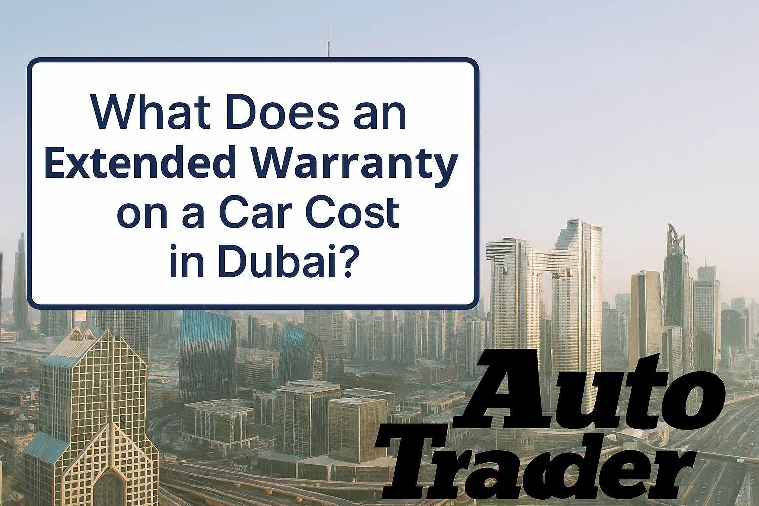 What Does an Extended Car Warranty Cost in Dubai? | Auto Trader UAE