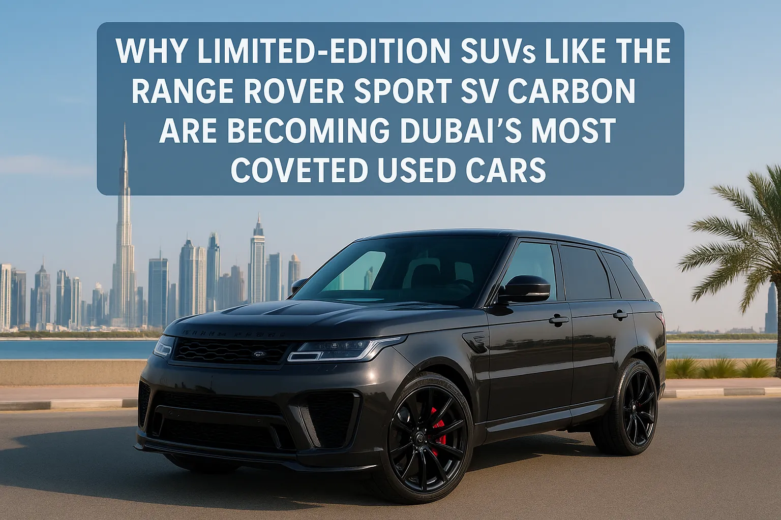 Why Range Rover Sport SV Carbon Is Dubai’s Coveted SUV | Auto Trader UAE