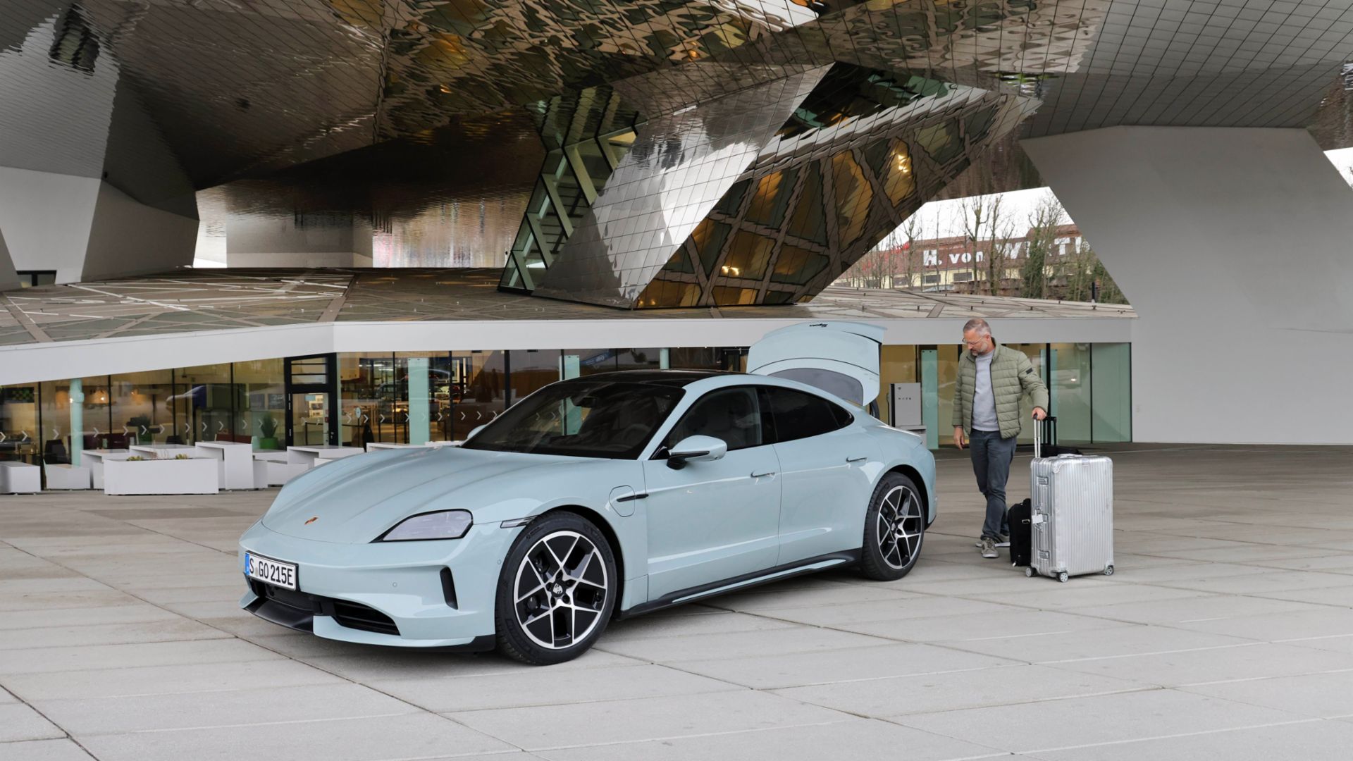 2024 Porsche Taycan Expedition from Stuttgart to Seville | Auto Trader UAE