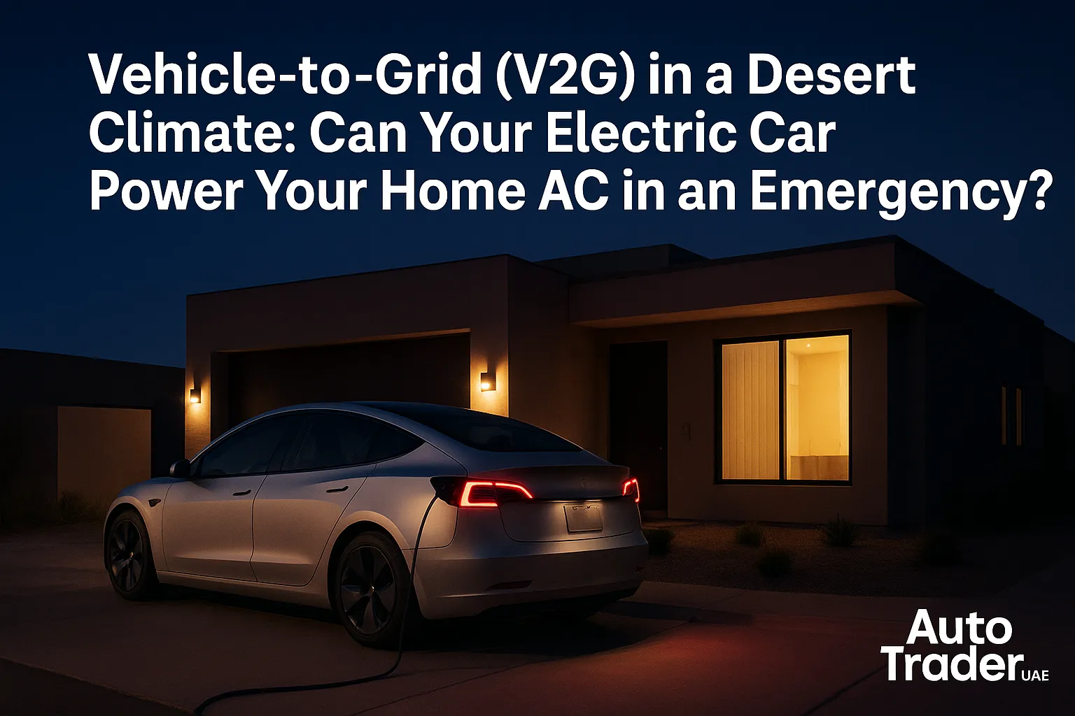 Can Your EV Power Your Home? V2G Tech in UAE | Auto Trader UAE
