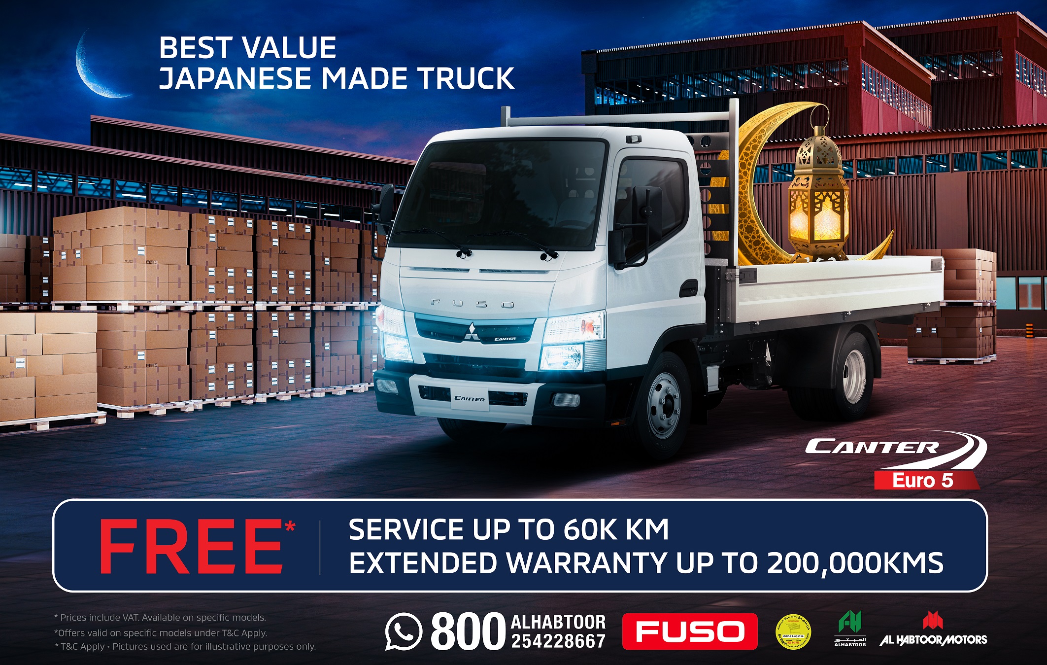 Exclusive Ramadan Offers on FUSO Canter Euro 5 by Al Habtoor Motors | Auto Trader UAE