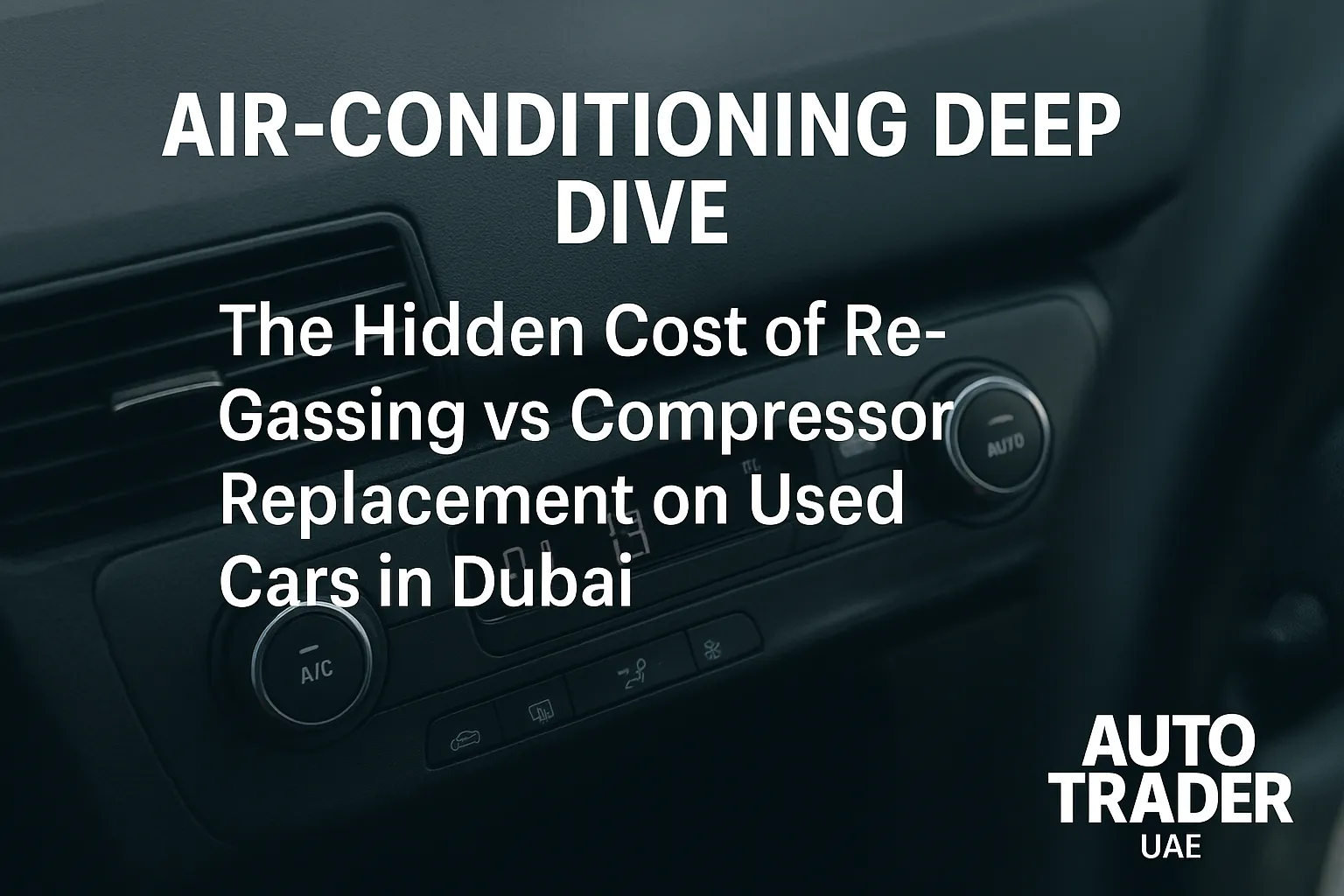The Hidden Cost of Car A/C Repair in Dubai | Auto Trader UAE | Auto Trader UAE