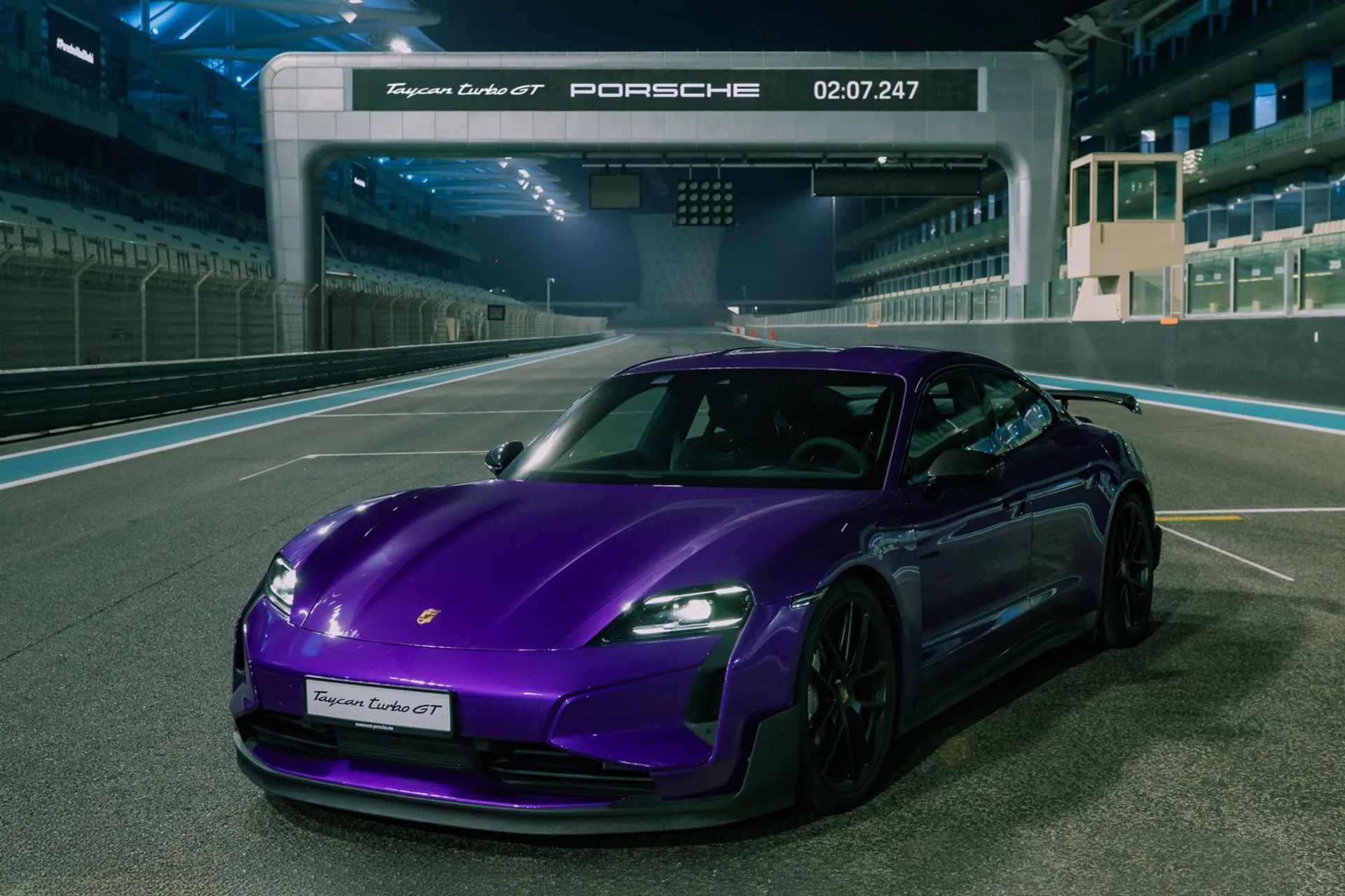 Porsche Taycan Turbo GT Sets EV Lap Record at Yas Marina | Auto Trader UAE