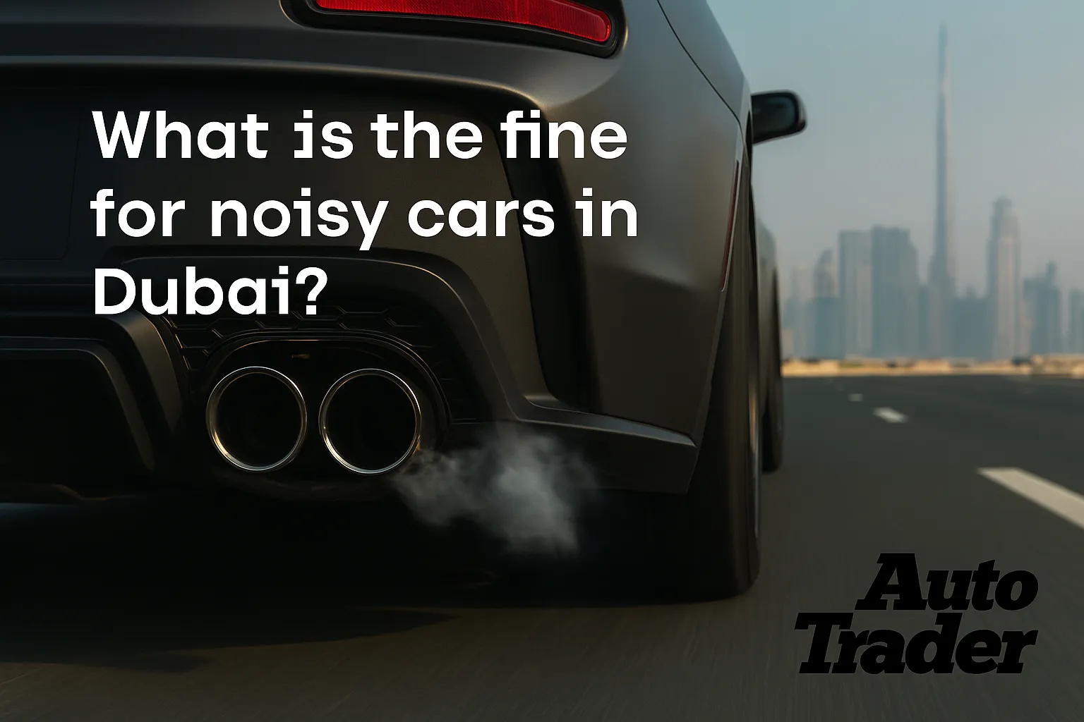 What is the Fine for Noisy Cars in Dubai? | Auto Trader UAE | Auto Trader UAE