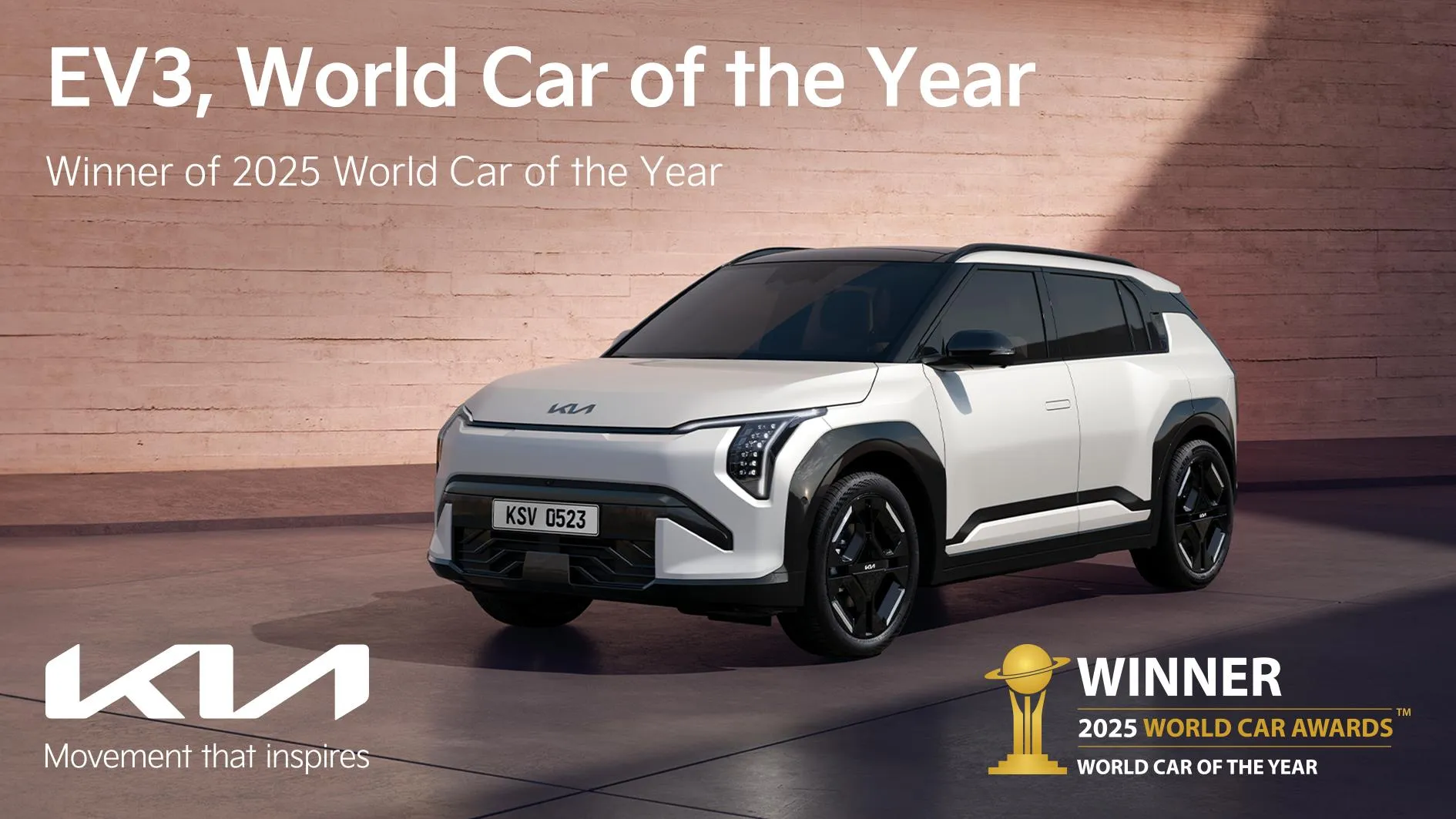 Kia EV3 Wins 2025 World Car of the Year  | Auto Trader UAE