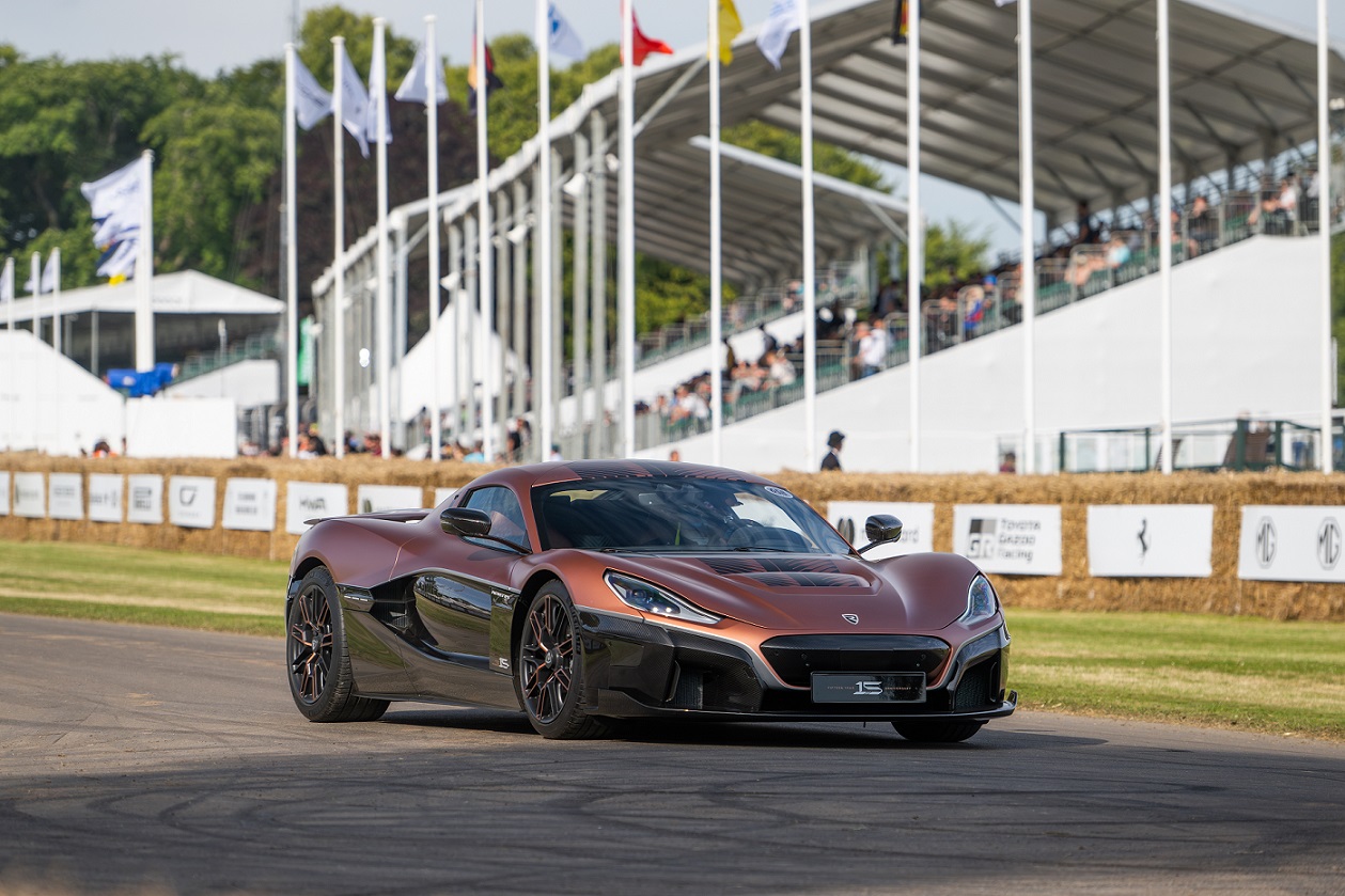 Special Edition Rimac Nevera Makes Pitstop at Goodwood Festival of Speed on its Way to the UAE | Auto Trader UAE