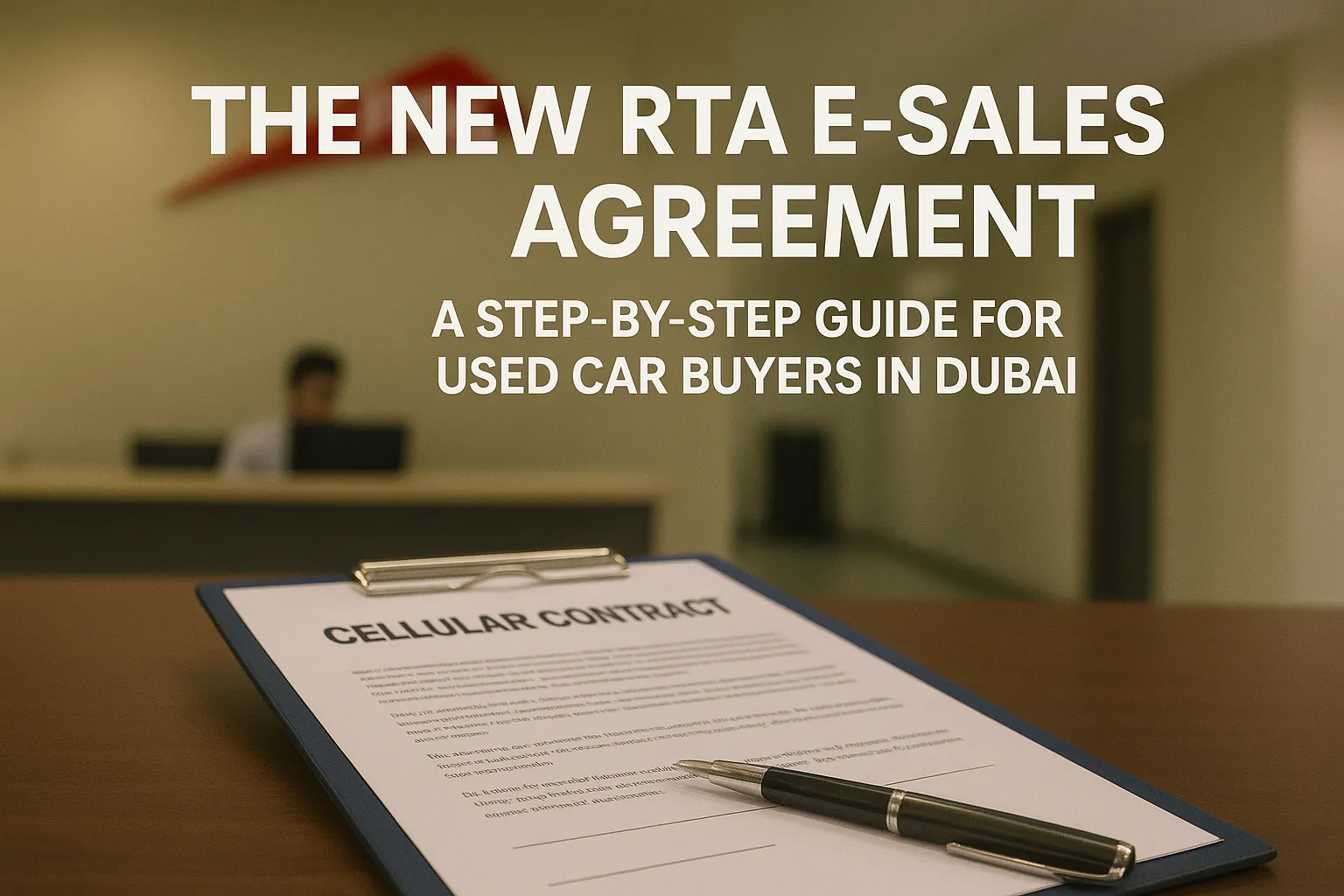 RTA E-Sales Agreement Dubai – Step-by-Step Used Car Guide | Auto Trader UAE