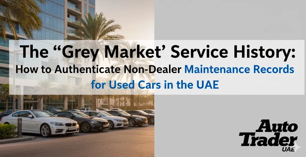 How to Verify Grey Market Car Service History in Dubai | Auto Trader UAE | Auto Trader UAE