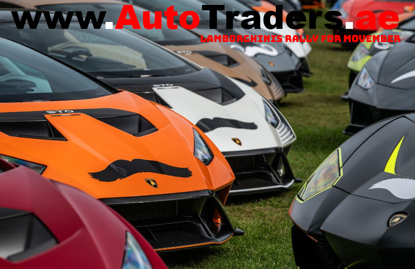 Roaring Support I 1600+ Lamborghinis Rally for Movember | Auto Trader UAE
