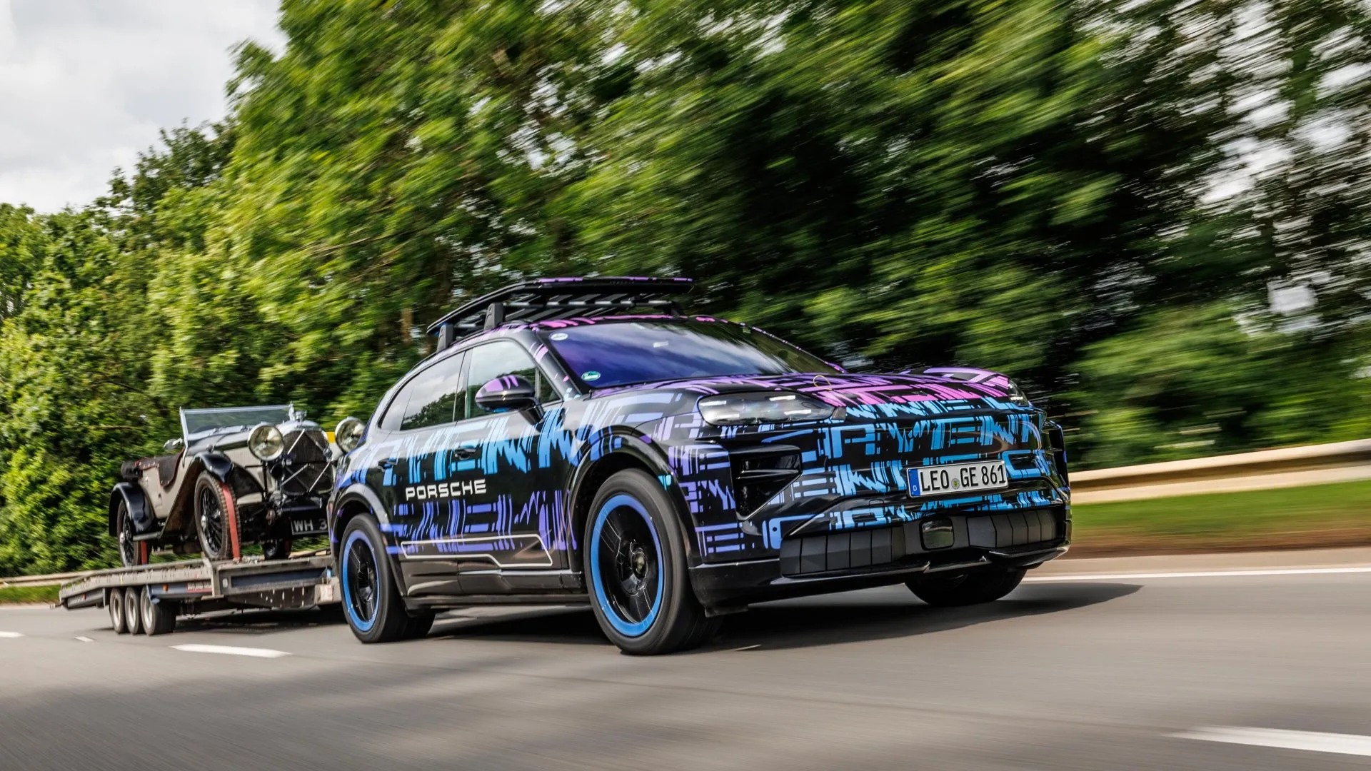 Camouflaged Porsche Cayenne Electric: Performance & Practicality | Auto Trader UAE