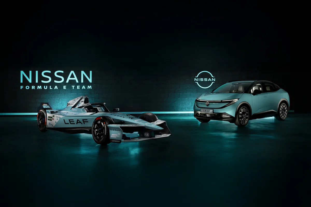 Nissan Formula E Team Unveils Teal Blue Livery at London E-Prix Finale | Auto Trader UAE