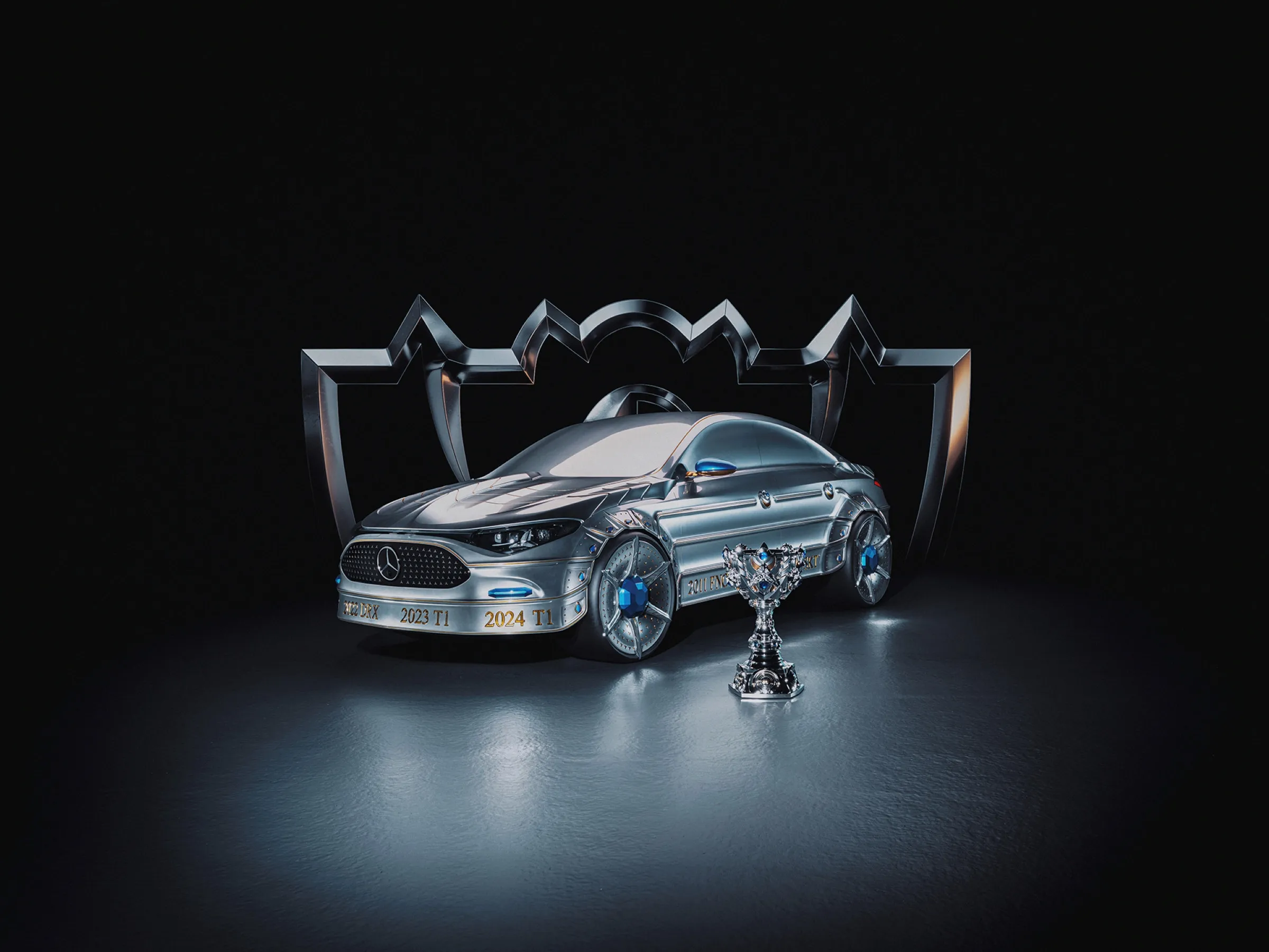 Mercedes-Benz x League of Legends: CLA Art Piece Unveiled for Worlds 2025 | Auto Trader UAE