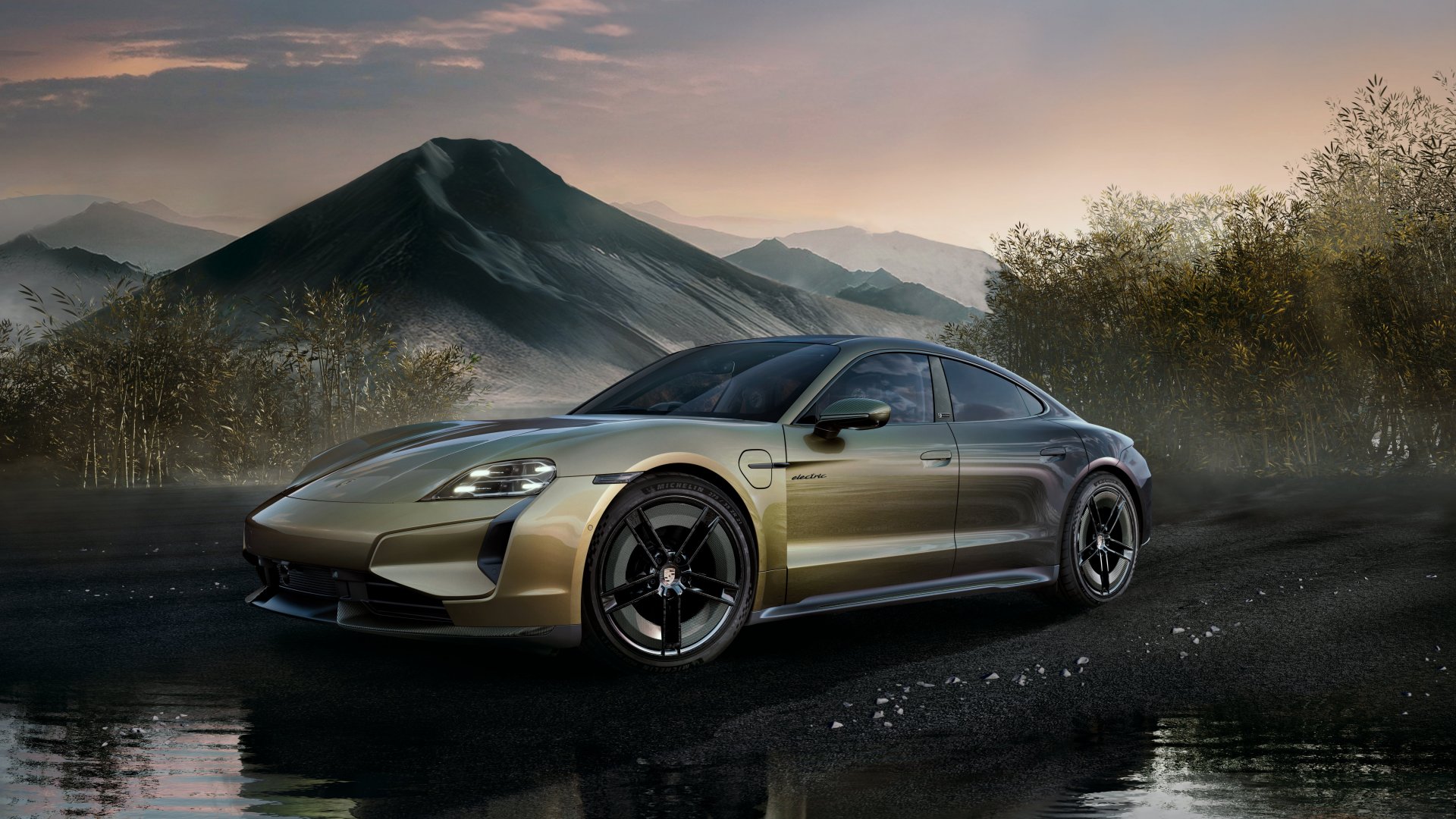 Inspired by Jade: Discover the Taycan Turbo S Celestial Jade | Auto Trader UAE | Auto Trader UAE