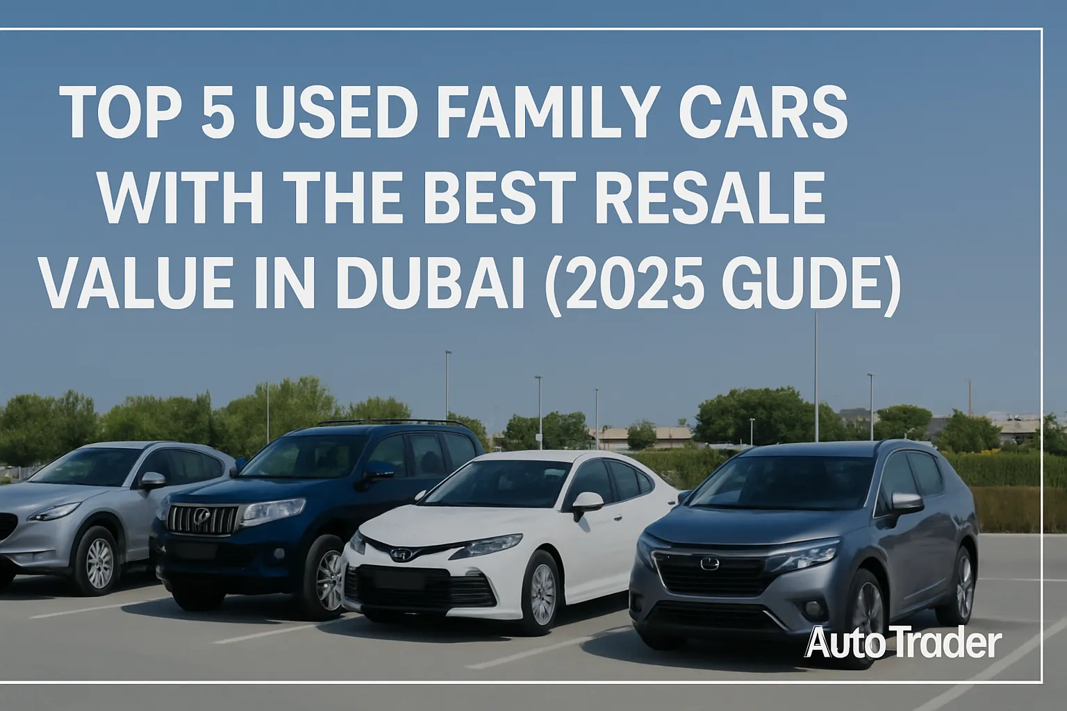 Top 5 Used Family Cars with Best Resale Value in Dubai | 2025 | Auto Trader UAE