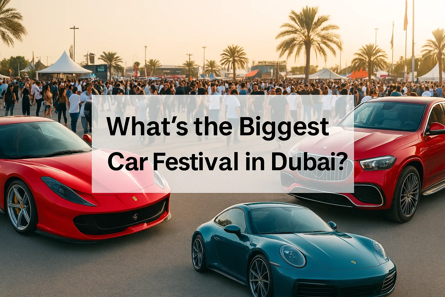 What’s the Biggest Car Festival in Dubai? | Auto Trader UAE | Auto Trader UAE