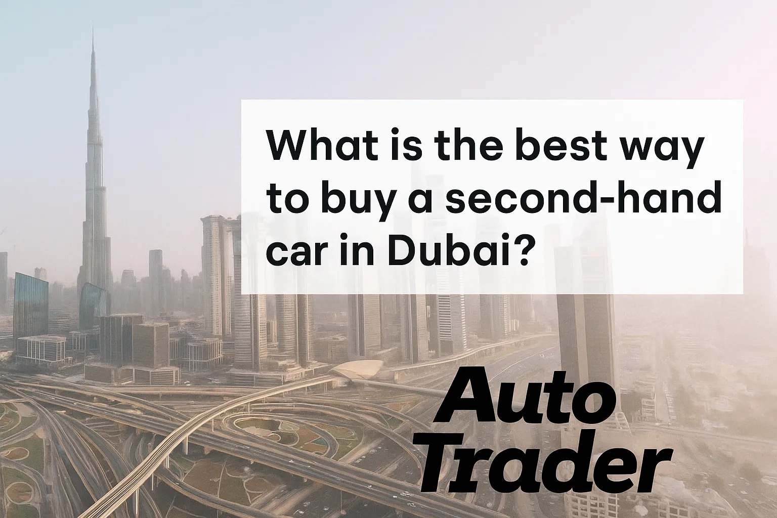 Best Way to Buy a Second-Hand Car in Dubai | 2025 Guide | Auto Trader UAE