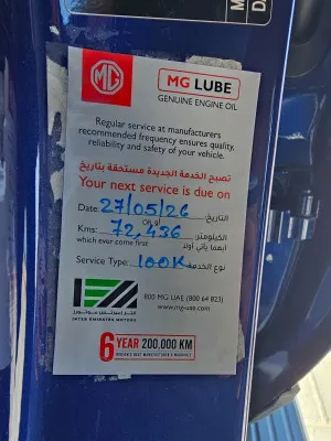 2020 MG RX8