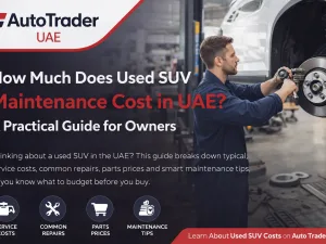 Used SUV maintenance in UAE workshop