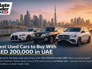 Lineup of popular used cars in the UAE suitable for a AED 200,000 budget