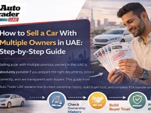 Used car with multiple previous owners for sale in the UAE