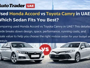 Used Honda Accord vs Toyota Camry comparison in UAE