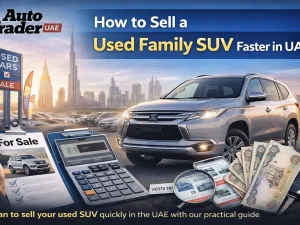 Used family SUV parked in UAE ready for sale