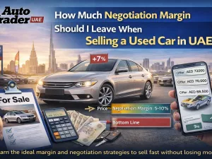 Used car seller negotiating price in UAE