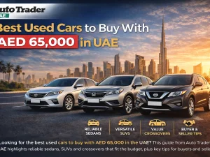 Line-up of popular used cars available in the UAE around AED 65,000