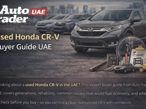 Used Honda CR-V compact SUV parked in the UAE