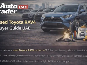 Used Toyota RAV4 parked in Dubai, UAE