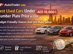 Best used cars under AED 18,000 parked in a row in the UAE