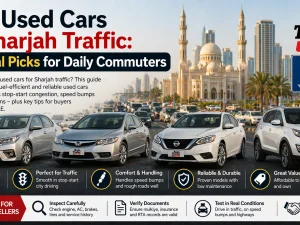 Best used cars suitable for heavy Sharjah traffic and daily UAE commuting
