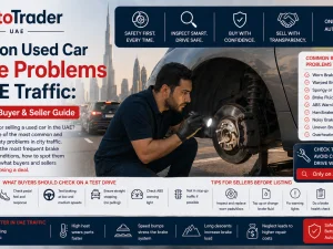 Used car brake inspection in UAE traffic conditions