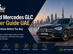 Used Mercedes-Benz GLC SUV parked in Dubai, UAE
