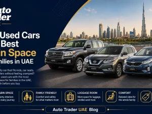 Family-friendly used SUV with spacious cabin parked in UAE