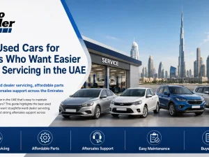 Used cars in the UAE known for easy dealer servicing at an official service centre